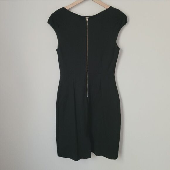 Kate Spade Cap Sleeve Shift Dress in Black Size 4 - Picture 7 of 7
